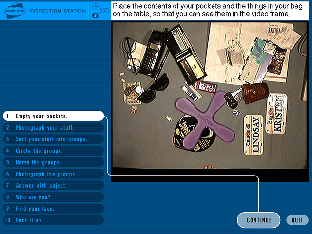 A screenshot from one of the Inspection Station interfaces