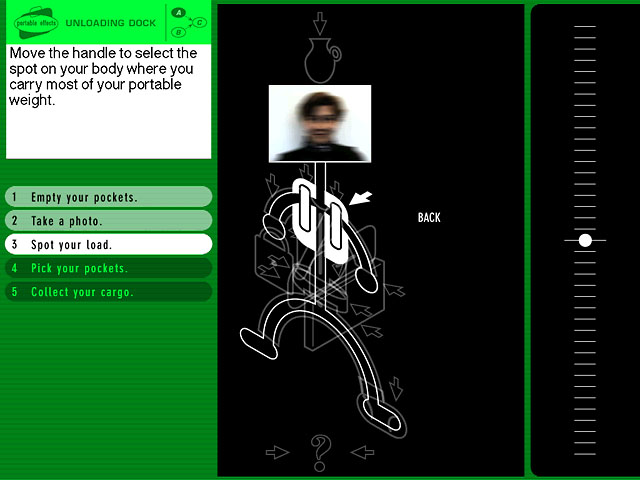 A screenshot from one of the Unloading Dock interfaces